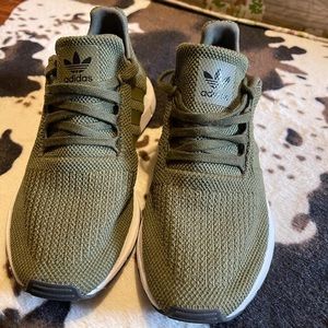 Army green adidas!